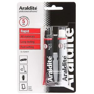 דבק אפוקסי חזק מהיר Araldite RAPID - דבק araldite 40005 יח'